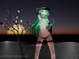 MMD R18 4k Yamakaze Sexy outfit in - Heart Attack - 1035