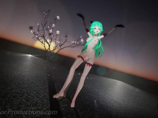 MMD R18 4k Yamakaze Sexy outfit in - Heart Attack - 1035