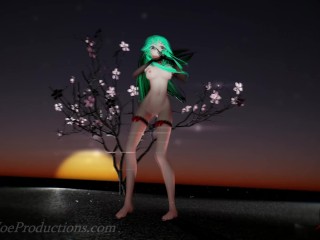 MMD R18 4k Yamakaze Sexy outfit in - Heart Attack - 1035