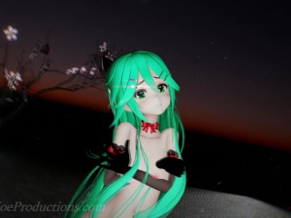 MMD R18 4k Yamakaze Sexy outfit in - Heart Attack - 1035