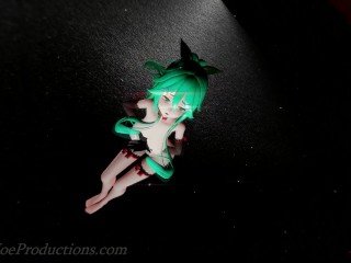 MMD R18 4k Yamakaze Sexy outfit in - Heart Attack - 1035