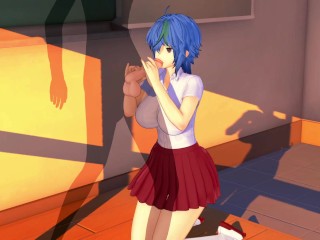 Xenovia Quarta HIGH SCHOOL DXD 3D HENTAI 1/3