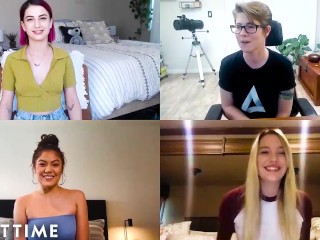 Cast of Award Winning 'Teenage Lesbian' Reunites & Masturbates Together