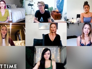 Cast of Award Winning 'Teenage Lesbian' Reunites & Masturbates Together