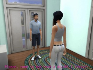 DD Sims - Wife fucked friends in front of husband - Sims 4