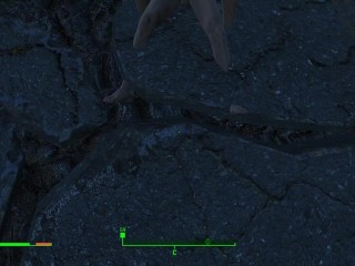 Got pregnant from a passerby right on the road | Fallout Porno