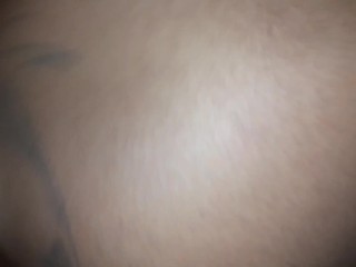 Dicking her down at the telly