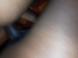 Dicking her down at the telly