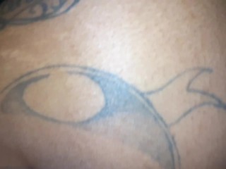 Dicking her down at the telly