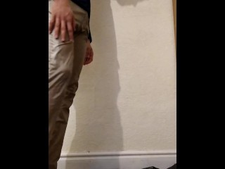 Guy Pissing Pants 3 Times