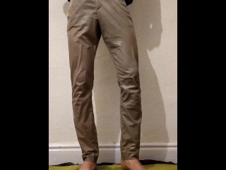 Guy Pissing Pants 3 Times