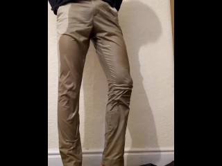 Guy Pissing Pants 3 Times