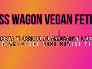 TI OBBLIGO AD ANNUSARE E LECCARE LE PIANTE DEI MIEI DIVINI PIEDI MENTRE...