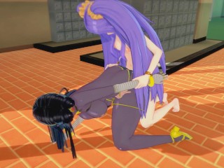 Fate / Grand Order Hentai 3D (Futa) - Scheherazade x Wu Zetian