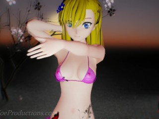 MMD R18 - Aylin model test in - Apple Pie - 1039