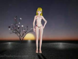 MMD R18 - Aylin model test in - Apple Pie - 1039