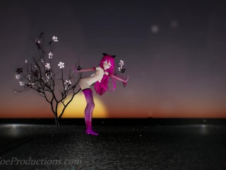 MMD R18 Pink Yamakaze - Anitta - Paradinha - 1042