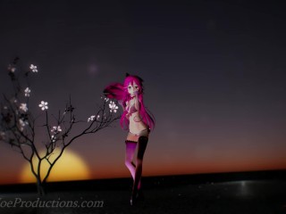 MMD R18 Pink Yamakaze - Anitta - Paradinha - 1042