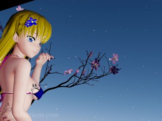 MMD R18 Aylin in a blue bikini - Booo - 1045