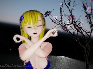 MMD R18 Aylin in a blue bikini - Booo - 1045