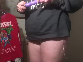 Milf 1st time wearing thong gifted from Amazon Wish List leads to anal