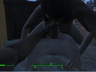 Persuaded Marcy to be a prostitute in the settlement | fallout 4 sex