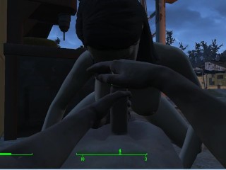 Persuaded Marcy to be a prostitute in the settlement | fallout 4 sex