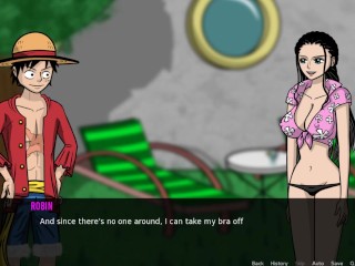 One Slice Of Lust (One Piece) v1.6 Part 3 Nico Robin Naked Body Taking Sun