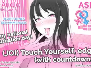 ASMR JOI - Touch yourself with countdown (Audio Roleplay)