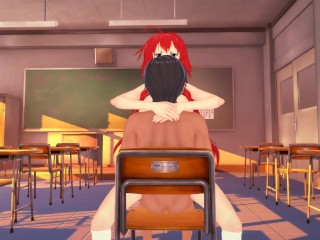 (3D Hentai)(HSDxD) Sex with Rias Gremory