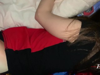 Отчим, пока мамы нет дома