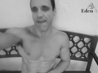 Hot Guy Masturbating @ patio Eden Adonis #chaturbate