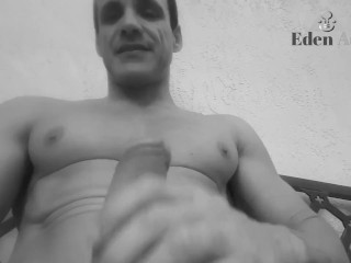 Hot Guy Masturbating @ patio Eden Adonis #chaturbate
