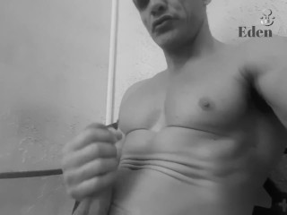 Hot Guy Masturbating @ patio Eden Adonis #chaturbate