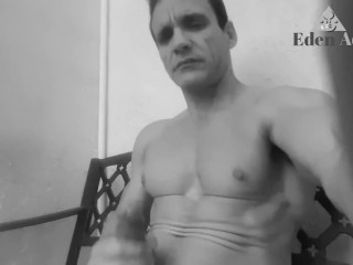 Hot Guy Masturbating @ patio Eden Adonis #chaturbate