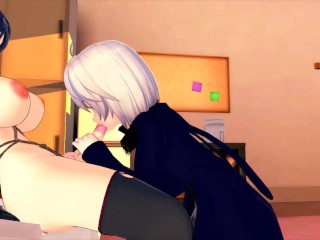 FATE FUTA RAIKOU X JALTER (3D HENTAI)