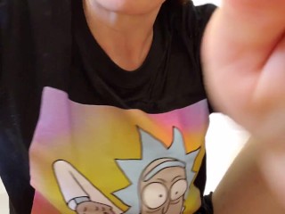 Pissing On Rick and Morty