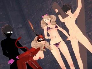 Ann Takamaki in Trouble Persona 5 3D hentai