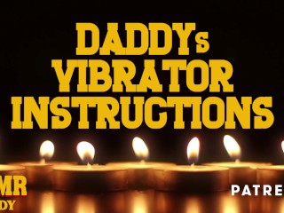 Audio Porn for Women - Daddy's Vibrator Instructions