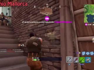 SUPER BIG ASS BRAZILIAN GETS ANAL FUCK AFTER PLAYING FORTNITE