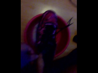 I Piss in Nike Air force 1 sneaker of my girlfriend 