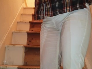 Alice - Using my already pissy white jeans as my toilet again ;) (from my paid compilation)