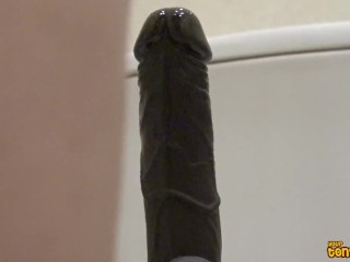 LEAKED OnlyFans: annakovachenko Naughty Girl Rides A Monster Black Cock In Bathroom (Skinny Redhead)