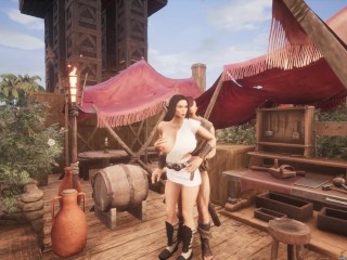 sex at the market with my boyfriend | Conan Exiles Sex