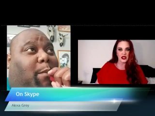 Alexa grey with Jiggy Jaguar Skype Interview