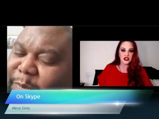 Alexa grey with Jiggy Jaguar Skype Interview