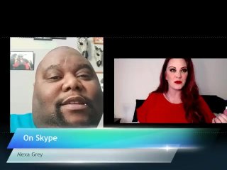 Alexa grey with Jiggy Jaguar Skype Interview