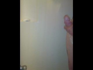 Masturbating in the shower