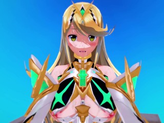 mythra Xenoblade 2 3D HENTAI 3/5