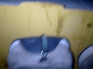 I cum on stepsister's sneaker